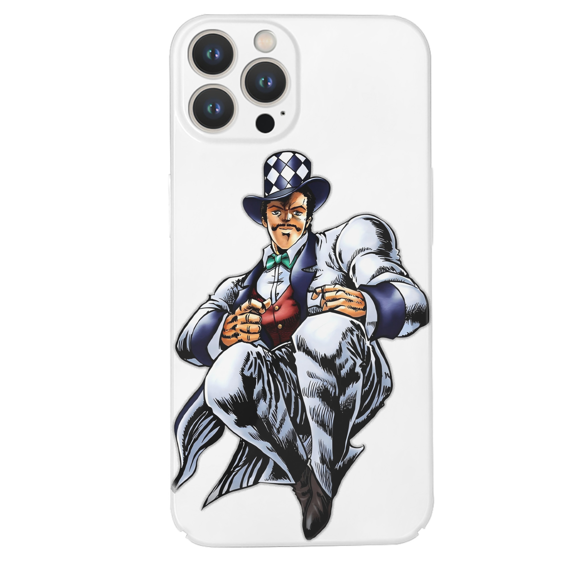 （画像用） ジョジョの奇妙な冒険 ウィル?アントニオ?ツェペリ JoJo's Bizarre Adventure Will Anthonio Zeppeli 【iPhone 14シリーズ対応】ハードケース